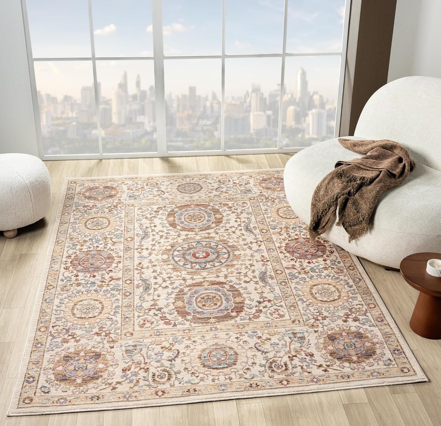 Alia Rug - Traditional Abstract Design with Soft Touch | 18 Exquisite Styles Inspired by Turkish Craftsmanship