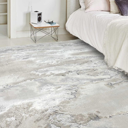 Aurora Rugs - Abstract Living Room Rug with Silky Shimmer Effect | Luxury Marble Designs in 20 Styles