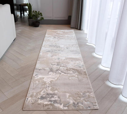 Aurora Rugs - Abstract Living Room Rug with Silky Shimmer Effect | Luxury Marble Designs in 20 Styles