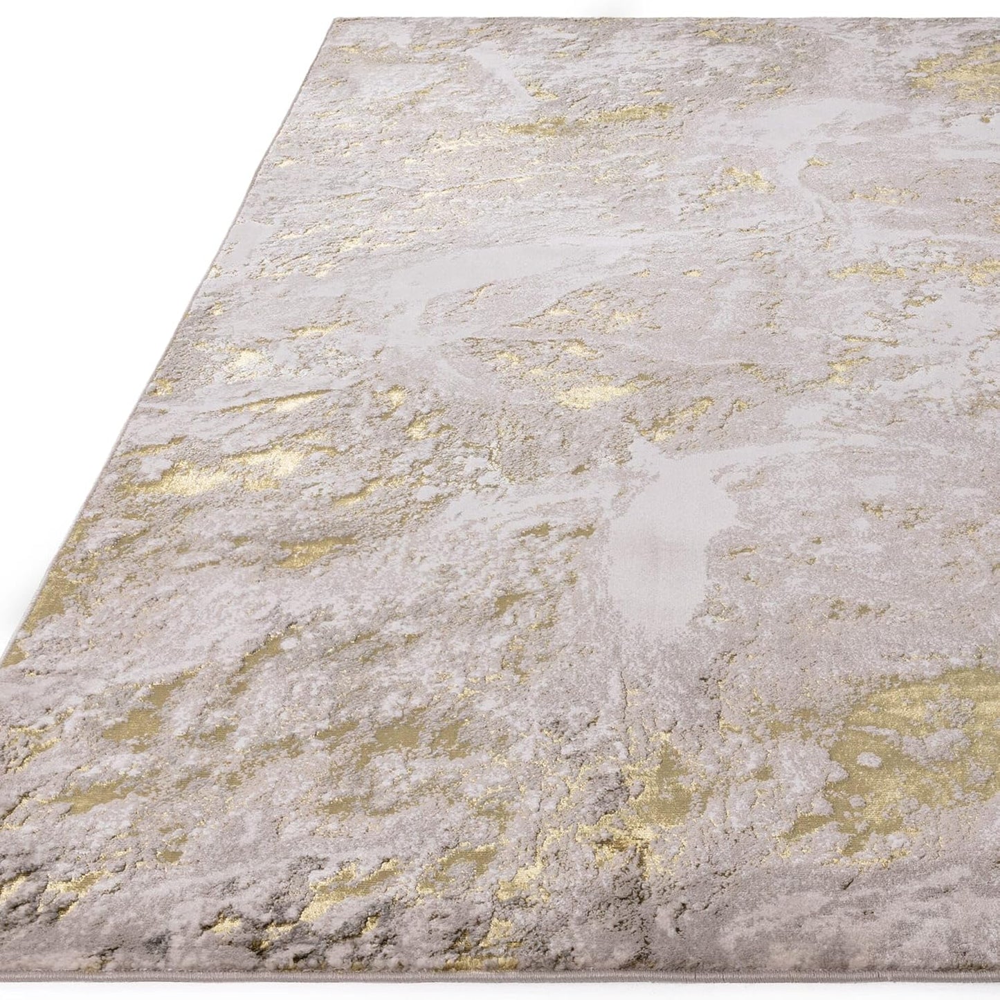 Aurora Rugs - Abstract Living Room Rug with Silky Shimmer Effect | Luxury Marble Designs in 20 Styles