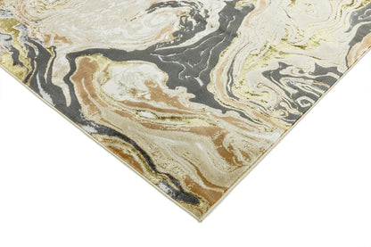 Aurora Rugs - Abstract Living Room Rug with Silky Shimmer Effect | Luxury Marble Designs in 20 Styles