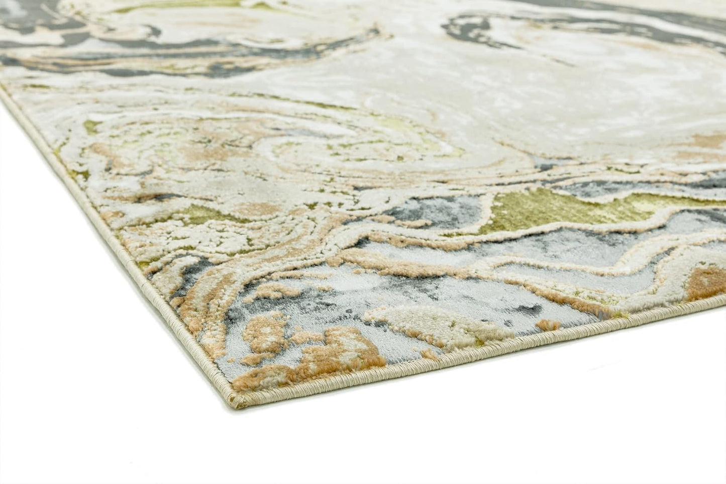 Aurora Rugs - Abstract Living Room Rug with Silky Shimmer Effect | Luxury Marble Designs in 20 Styles