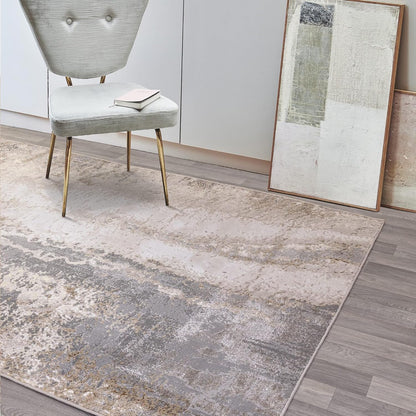 Aurora Rugs - Abstract Living Room Rug with Silky Shimmer Effect | Luxury Marble Designs in 20 Styles