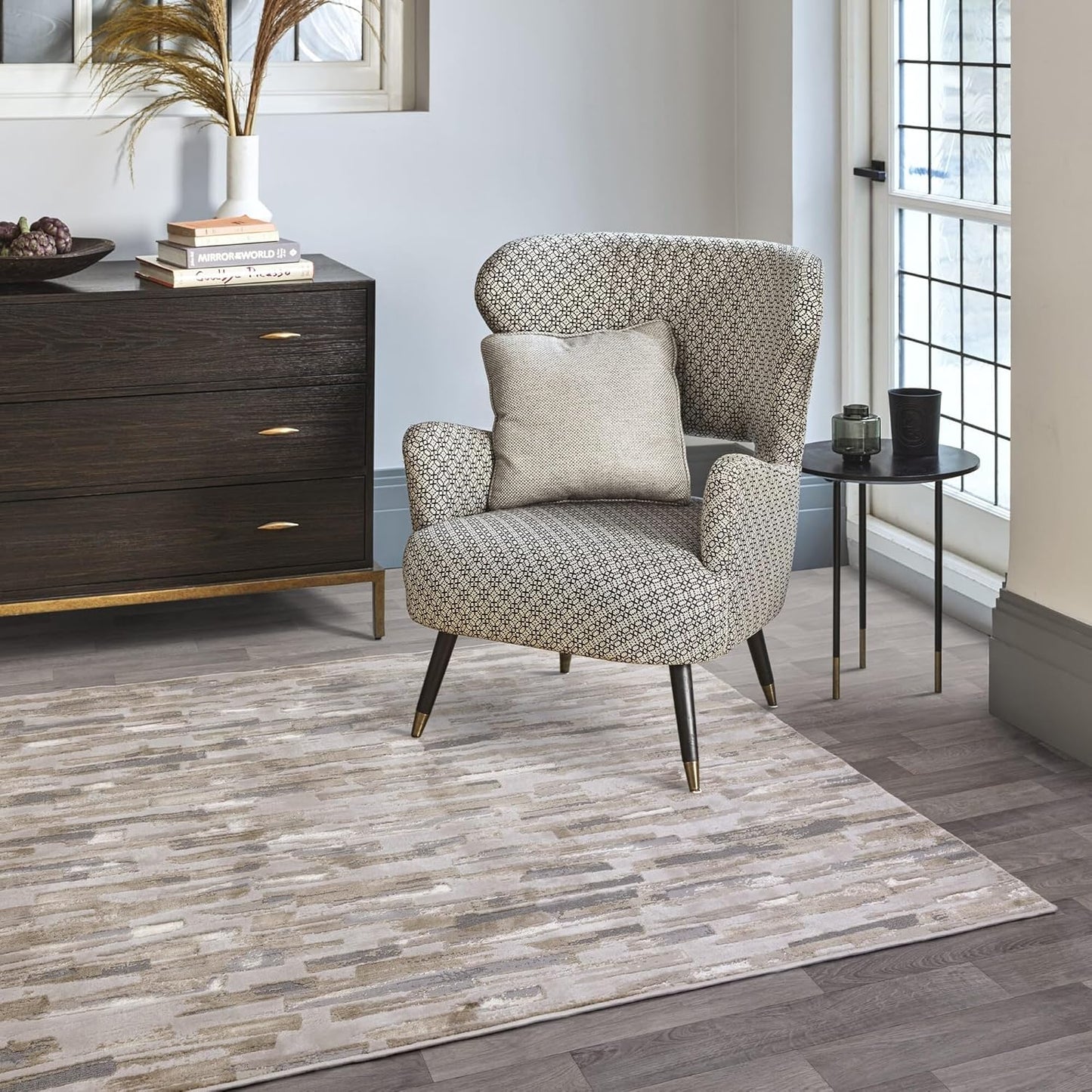 Aurora Rugs - Abstract Living Room Rug with Silky Shimmer Effect | Luxury Marble Designs in 20 Styles