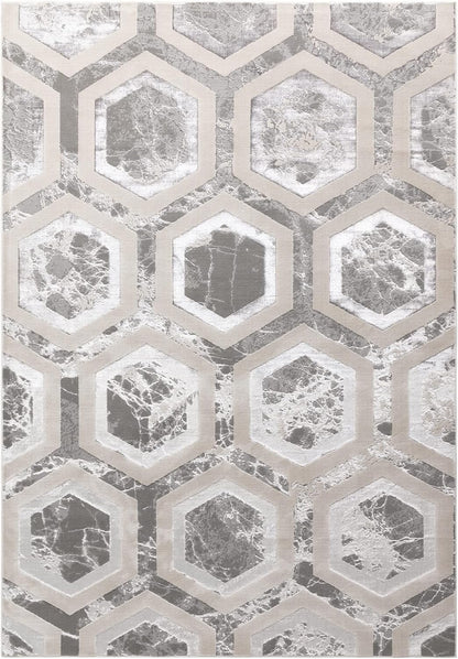 Aurora Rugs - Abstract Living Room Rug with Silky Shimmer Effect | Luxury Marble Designs in 20 Styles