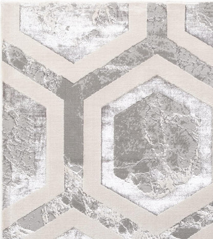 Aurora Rugs - Abstract Living Room Rug with Silky Shimmer Effect | Luxury Marble Designs in 20 Styles