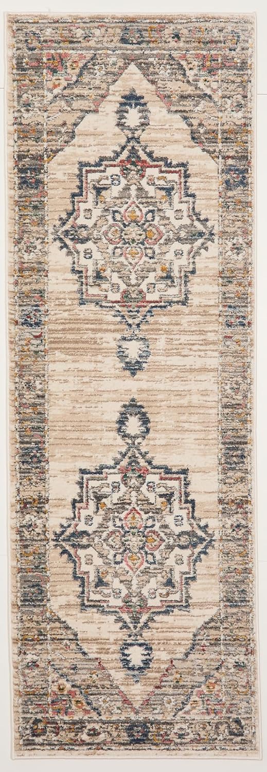 Nova Traditional Rug for Living Room Bedroom Classic Carpet Quality Soft Vintage Persian Floral Medallion Patterns Area Rug