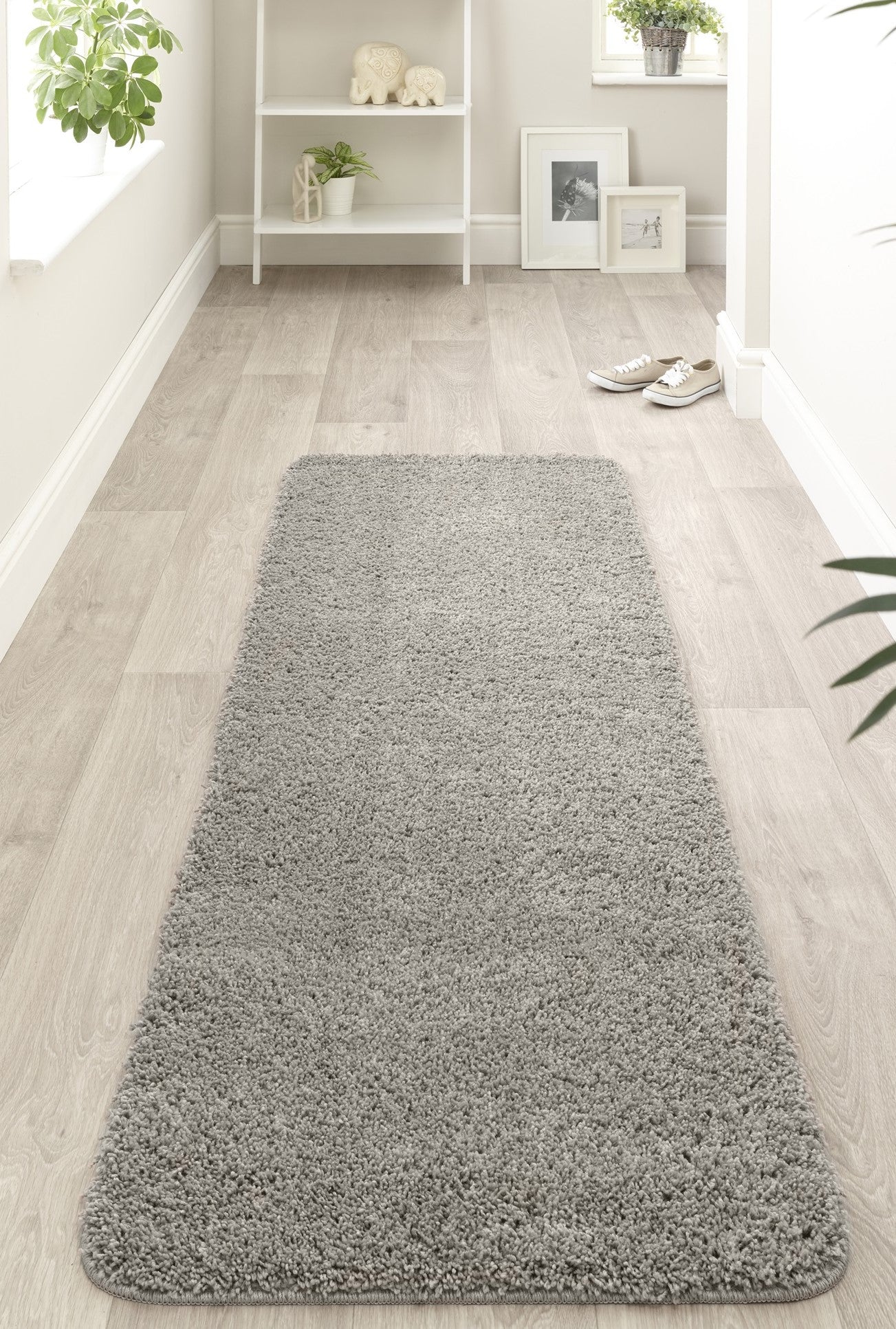 My Washable Shaggy Non-Slip Rug in Ghost Grey