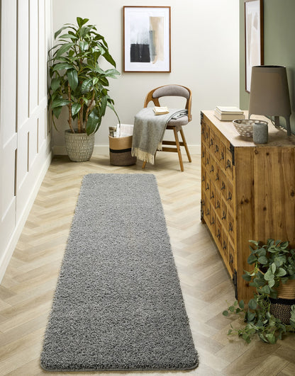 My Washable Shaggy Non-Slip Rug in Ghost Grey