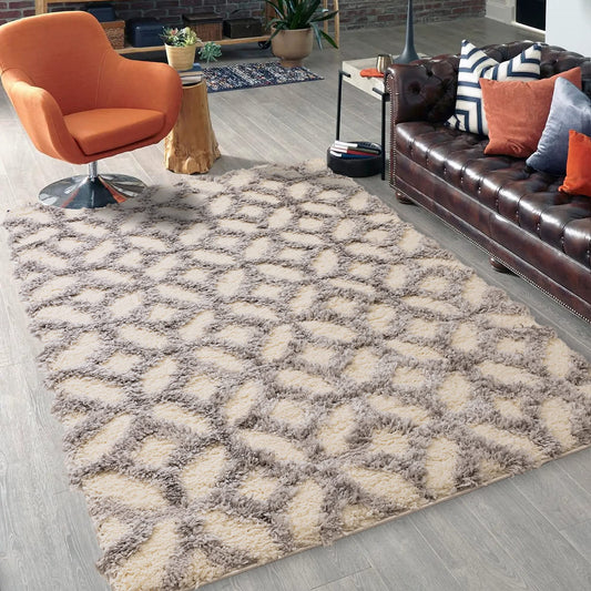 Shaggy Rug Porcelain Floor Tile Patterned Rug